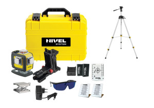 Nivel System CL4D-P zestaw + statyw SJJ-M1 EX laser krzyżowy Fioletowy