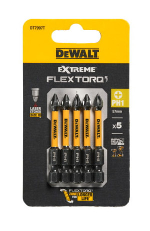 DT7997T DEWALT Bity udarowe Ph1x50 mm Torsion (5szt)