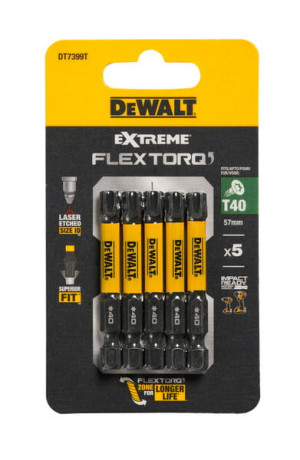 DT7399T DEWALT Bity udarowe T40x50 mm Torsion (5szt)
