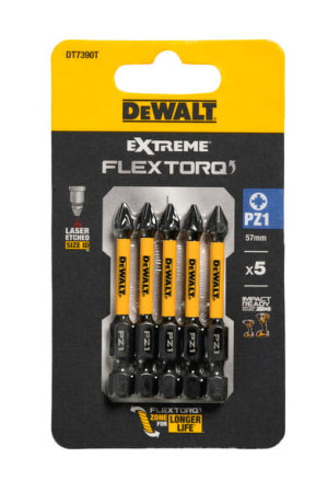 DT7390T DEWALT Bity udarowe Pz1x50 mm Torsion (5szt)