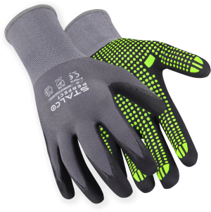 Rękawice Nylonowe Ochronne STALCO NITRILE FLEX DOTS roz.8