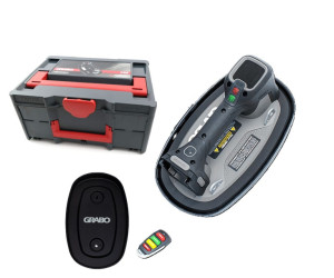 GRABO PRO Brushless Chwytak Próżniowy – Kompatybilny z Akumulatorami MILWAUKEE 18V Uszczelka Rubber Seal , Pilot , Walizka Tanos – Wersja 0