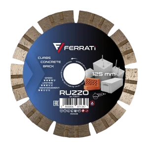 RUZZO FERRATi 125 Tarcza diamentowa tnąca 125mm