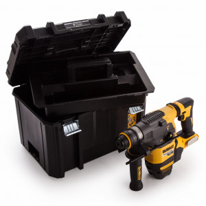 DEWALT FLEXVOLT DCH333NT 54V XR FLEXVOLT 3-funkcyjna młotowiertarka SDS-Plus z silnikiem bezszczotkowym, 30mm, 3.5J, 0-1000 obr/min, 0-4480 ud/min, ku