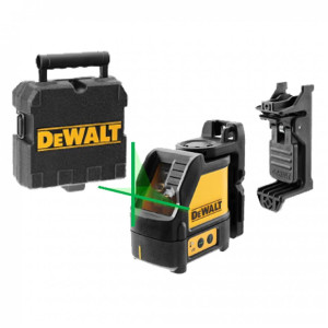 DW088CG DEWALT Samopoziomujący laser krzyżowy - model z zieloną wiązką , 2 promienie,