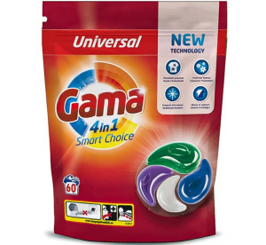 Gama Universal 4in1 60 Caps – niemieckie kapsułki do prania uniwersalne, skuteczność i kompleksowa pielęgnacja