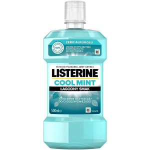 Listerine Cool Mint 500ml łagodny płyn do płukania jamy ustnej