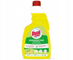 Dual Power Sgrassatore Limone Ricarica Degreaser Refill 750 ml – włoski odtłuszczacz cytrynowy w opakowaniu uzupełniającym
