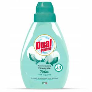 Dual Power Relax 24 prań 600ml włoski płyn do płukania prania
