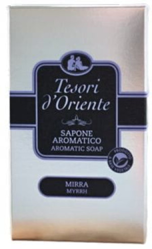 Tesori Mirra 125g włoskie mydło do mycia w kostce