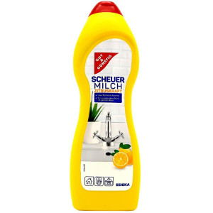 Gut & Günstig Scheuer-Milch 750 ml – niemieckie cytrynowe mleczko czyszczące do kuchni i łazienki