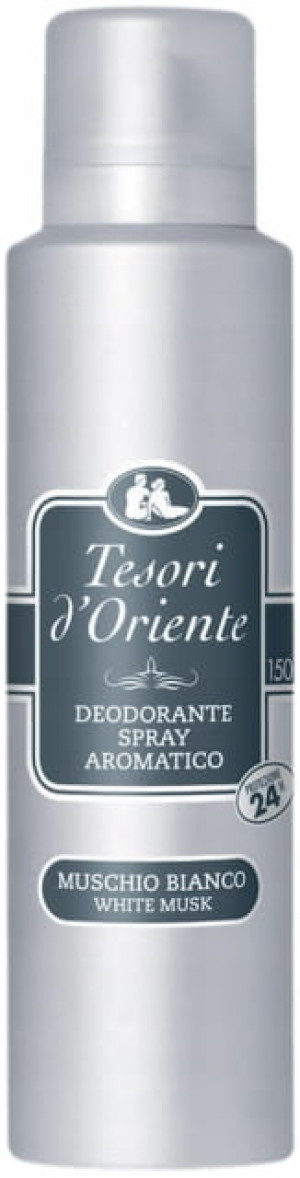 Tesori d’Oriente Deo Muschio Bianco 150 ml – dezodorant w sprayu o zapachu białego piżma