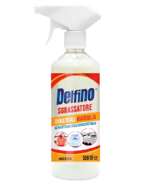 Delfino Sgrassatore Marsiglia 500 ml – włoski odtłuszczacz o zapachu Marsylii