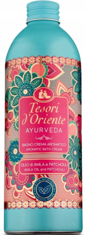 Tesori Ayurveda 500ml płyn do kąpieli, orientalny zapach, nawilżający i relaksujący, idealny do codziennej pielęgnacji skóry.