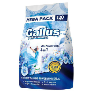 Gallus Professional Universal 6,6 kg – uniwersalny proszek do prania, 120 prań, skuteczne usuwanie plam