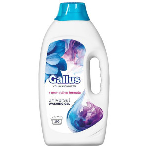 Gallus Universal 4L – żel do prania uniwersalny, 100 prań, do białego i kolorowego, skuteczne działanie od 20°C