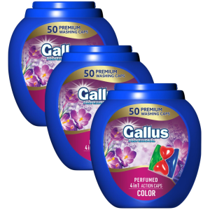 Zestaw 3× Gallus Color 50 kapsułek – kapsułki do prania kolorowych tkanin