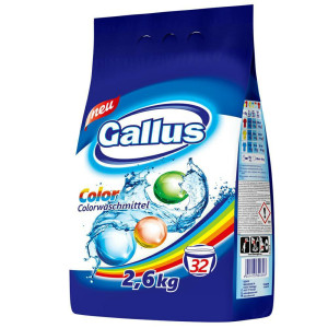 Gallus Color 2,6 kg – proszek do prania kolorowego, 32 prania, ochrona barw i świeży zapach