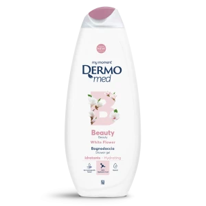 Dermomed Beauty White Flower 750ml żel pod prysznic, kwiatowy zapach, nawilżający i odżywiający