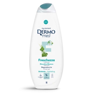 Dermomed Freschezza Muschio Bianco 450ml żel pod prysznic, świeży zapach białego piżma, nawilżający i odświeżający