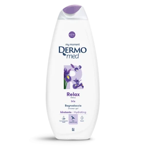 Dermomed Relax Iris 450ml żel pod prysznic, kwiatowy zapach irysa, relaksujący i nawilżający