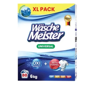 Wasche Meister Universal 6 kg – proszek do prania uniwersalny, 80 prań, niemiecka skuteczność