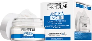 Dermolab Crema Ridensificante Anti Età Notte 50 ml – redensyfikujący krem na noc przeciwstarzeniowy