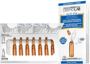 Dermolab Concentrato di Acido Anti Età 7×1,8 ml – kuracja ampułkowa z kwasem hialuronowym przeciwzmarszczkowa