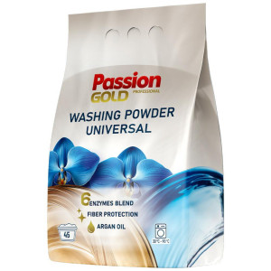 Passion Gold Universal 2,7 kg – proszek do prania uniwersalny, 45 prań, skuteczne usuwanie plam