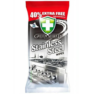 Green Shield Stainless Shield 70szt chusteczki nawilżane czyszczące do stali nierdzewnej okapów