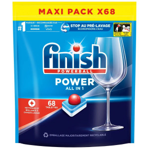 Finish All in One Regular 68 szt. – kapsułki do zmywarki, skuteczne mycie i ochrona