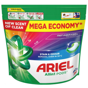 Ariel Color All-in-1 60 kapsułek – innowacyjne kapsułki do kolorów