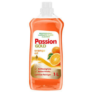 Passion Gold Professional Orange Oil 1 L – płyn do mycia paneli i podłóg drewnianych z olejkiem pomarańczowym