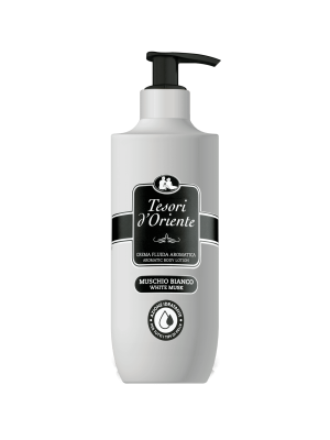 Tesori d’Oriente Muschio Bianco 400 ml – nawilżający balsam do ciała o zapachu białego piżma