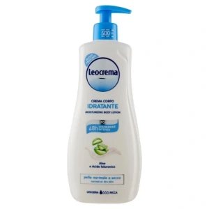 Leocrema Aloe Vera 500 ml – nawilżający balsam do ciała z aloesem w pompce