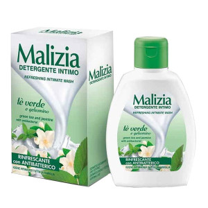 Malizia Green Tea & Jasmine 200 ml – odświeżający płyn do higieny intymnej