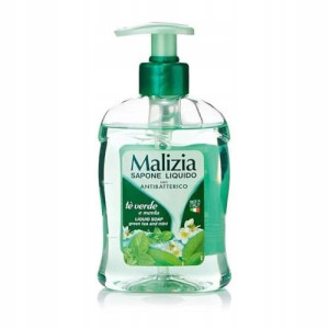 Malizia Green Tea & Mint 300 ml – mydło w płynie do rąk o zapachu zielonej herbaty i mięty