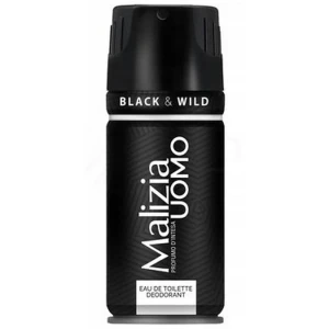 Malizia Uomo Black & Wild 150 ml – męski dezodorant w sprayu o intensywnym, drzewno-orientalnym zapachu