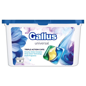 Gallus Kapsułki 3 w 1 Universal 18 szt kapsułki do prania — uniwersalne