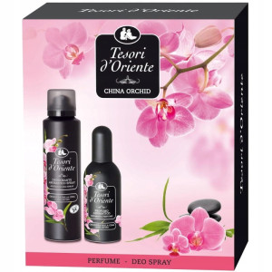 Tesori d’Oriente Orchidea zestaw woda toaletowa i dezodorant dla niej