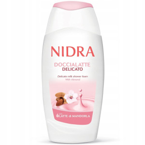 Nidra żel pod prysznic mleko migdałowe nawilżające delikatną skórę 250 ml