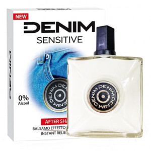 Denim Sensitive balsam po goleniu 0 procent alkoholu skóra wrażliwa 100 ml