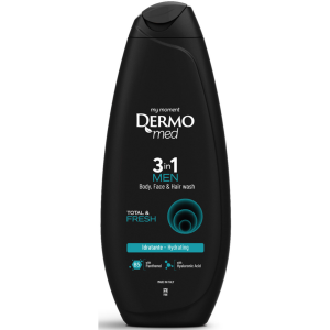DermoMed Men żel pod prysznic Fresh odświeżający dla mężczyzn 450 ml XXL