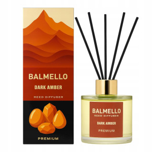Balmello Dark Amber patyczki zapachowe 120 ml do eleganckiego domu i biura