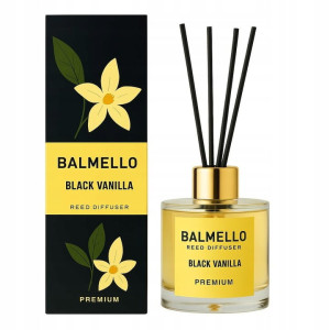 Balmello Black Vanilla patyczki zapachowe 120 ml premium do wnętrz domu