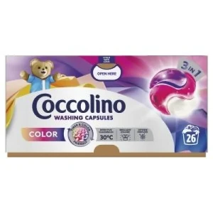 Coccolino Washing Capsules Color 26 szt 3w1 kapsułki do prania kolorów skuteczne pranie
