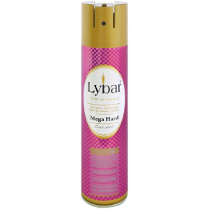 Lybar Original Lakier do włosów Mega Hard 250 ml ekstremalne utrwalenie maksymalna kontrola fryzury