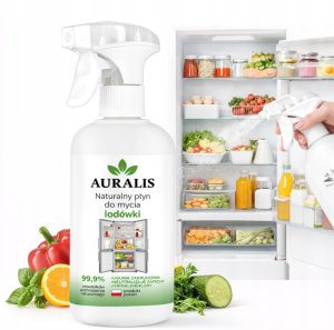 Płyn do Mycia Lodówki Auralis Naturalny - Do Wnętrza, Półek i Zamrażarek, 500 ml