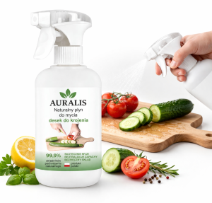 Auralis płyn do mycia desek do krojenia 500ml neutralizuje zapachy naturalny