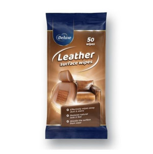 Deluxe Leather Chusteczki Do Skóry Meble Auto 50 szt
